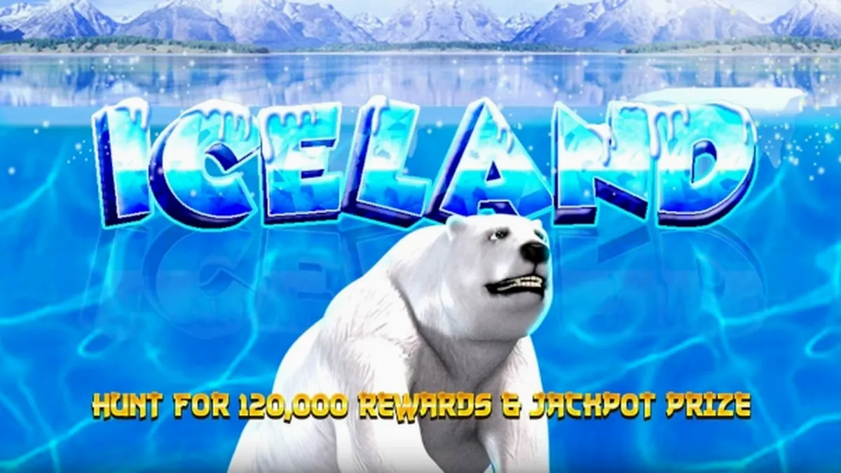 Pemandangan indah pegunungan es dan aurora dalam slot Iceland